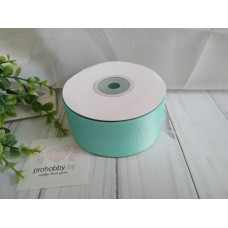 Лента репсовая 40 мм, цвет светло-аквамариновый №218